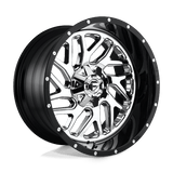 Fuel D211 CHROME PLATED GLOSS BLACK LIP 20x10 8x170 Wheels | Offset: -19 | Backspace: 4.75 | Bore: 125.1