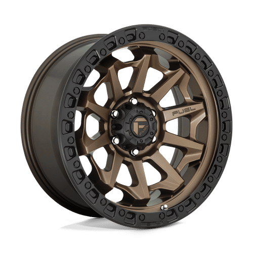 Fuel D696 MATTE BRONZE BLACK BEAD RING 18x9 8x180 Wheels | Offset: 1 | Backspace: 5.04 | Bore: 124.2