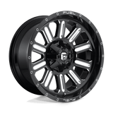 Fuel D620 GLOSS BLACK MILLED 20x10 8x165.1 Wheels | Offset: -18 | Backspace: 4.79 | Bore: 125.1
