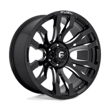Fuel D673 GLOSS BLACK MILLED 20x8.25 8x170 Wheels | Offset: -202 | Backspace: -3.33 | Bore: 125.1