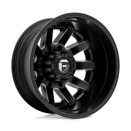 Fuel D538 MATTE BLACK MILLED 24x8.25 8x170 Wheels | Offset: -227 | Backspace: -4.31 | Bore: 125.1