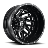 Fuel D581 GLOSS BLACK MILLED 20x8.25 8x210 Wheels | Offset: -246 | Backspace: -5.06 | Bore: 154.3