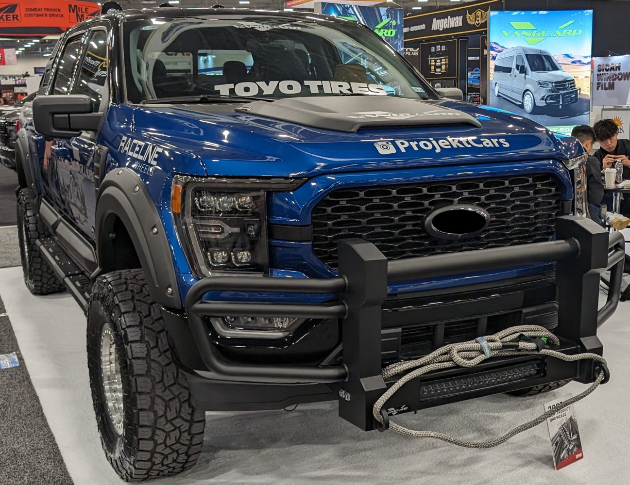 Vanguard Black Powdercoat Front Guards Front Runners Bumper Guard for 2022-2025 toyota tundra
