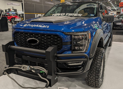 Vanguard Black Powdercoat Front Guards Front Runners Bumper Guard for 2019-2024 ram 1500