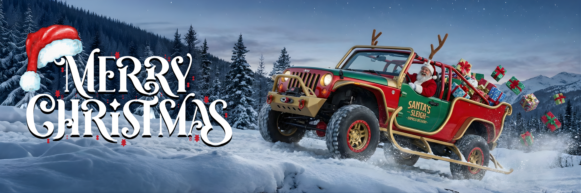 Merry Christmas and Happy Holidays sale banner showing 10% off sitewide until January 6th.
