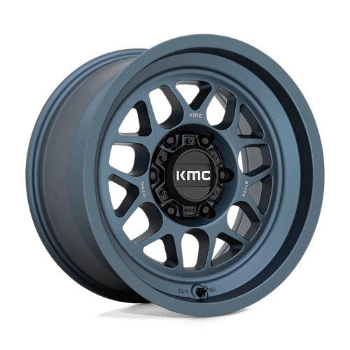 KMC KM725 17X9 5X5.0 MTL-BLUE -38MM Wheels