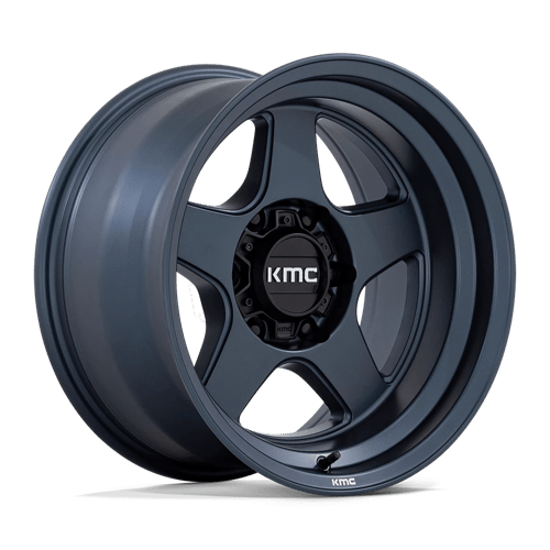 KMC KM728 17X8.5 5X5.0 MTL-BLUE -10MM Wheels