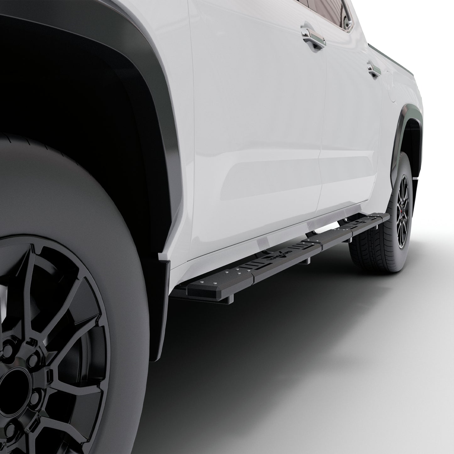 Vanguard Black Powdercoat Side Steps & Running Boards Side Steps Running Board for 2022-2025 toyota tundra