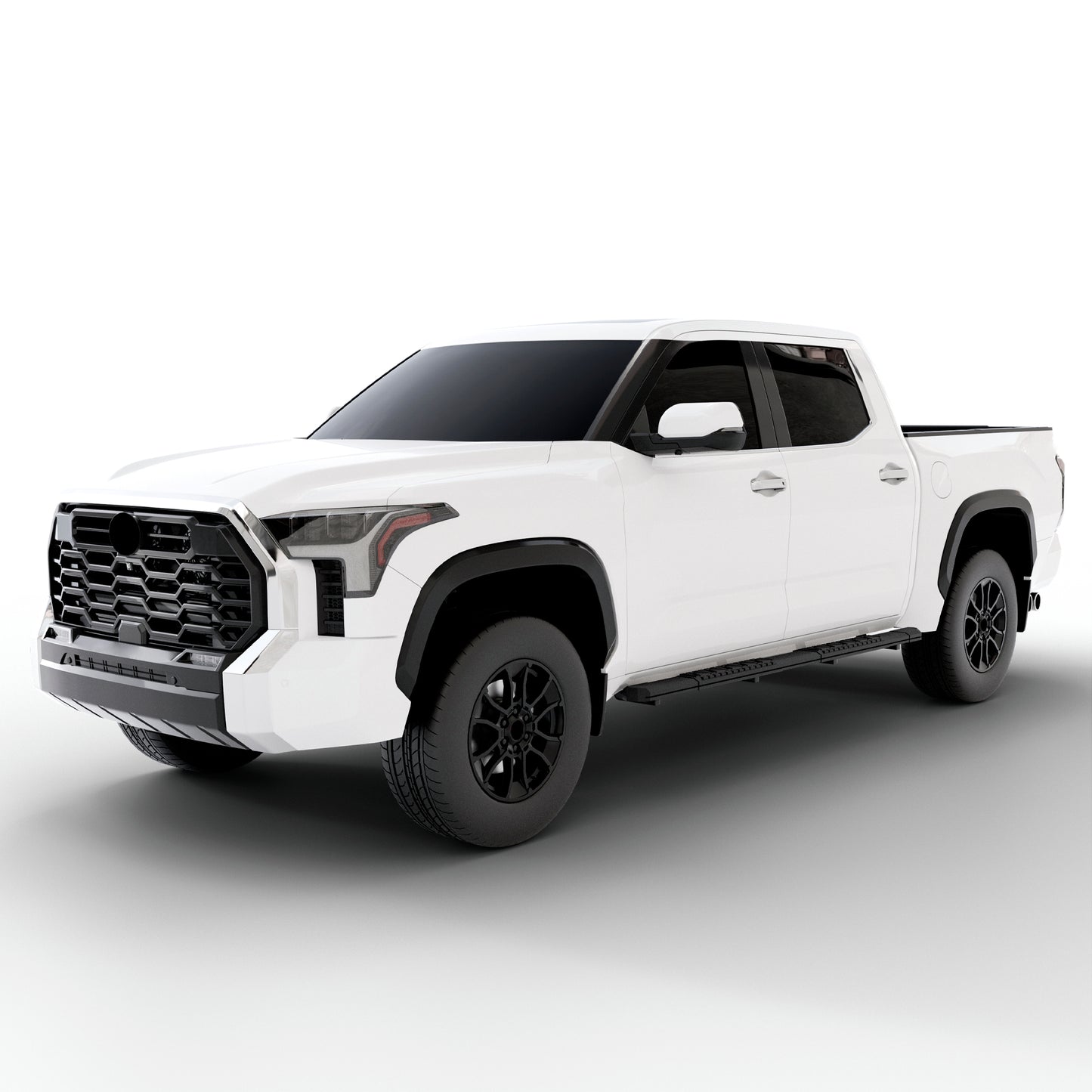 Vanguard Black Powdercoat Side Steps & Running Boards Running Boards Running Board for 2022-2025 toyota tundra