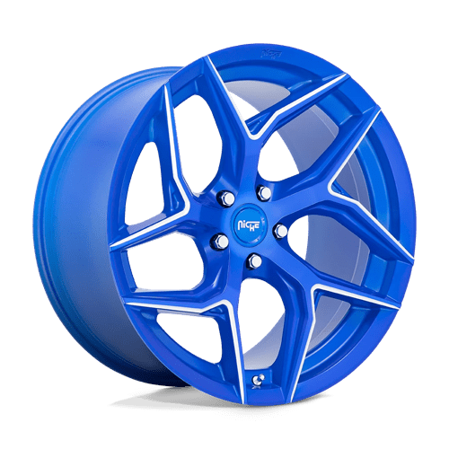 Niche 1PC M268 20X9 5X112 BLUE-MILL 27MM Wheels