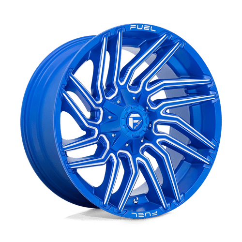 Fuel 1PC D774 22X10 8X180 BLUE-MILL -18MM Wheels