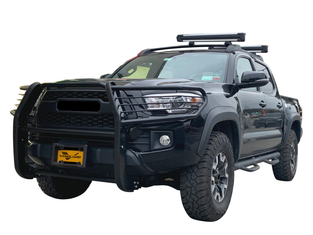 Vanguard Black Powdercoat Front Guards Brush Guards Bumper Guard for 2016-2023 toyota tacoma