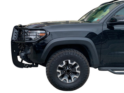 Vanguard Black Powdercoat Front Guards Brush Guards Bumper Guard for 2016-2023 toyota tacoma