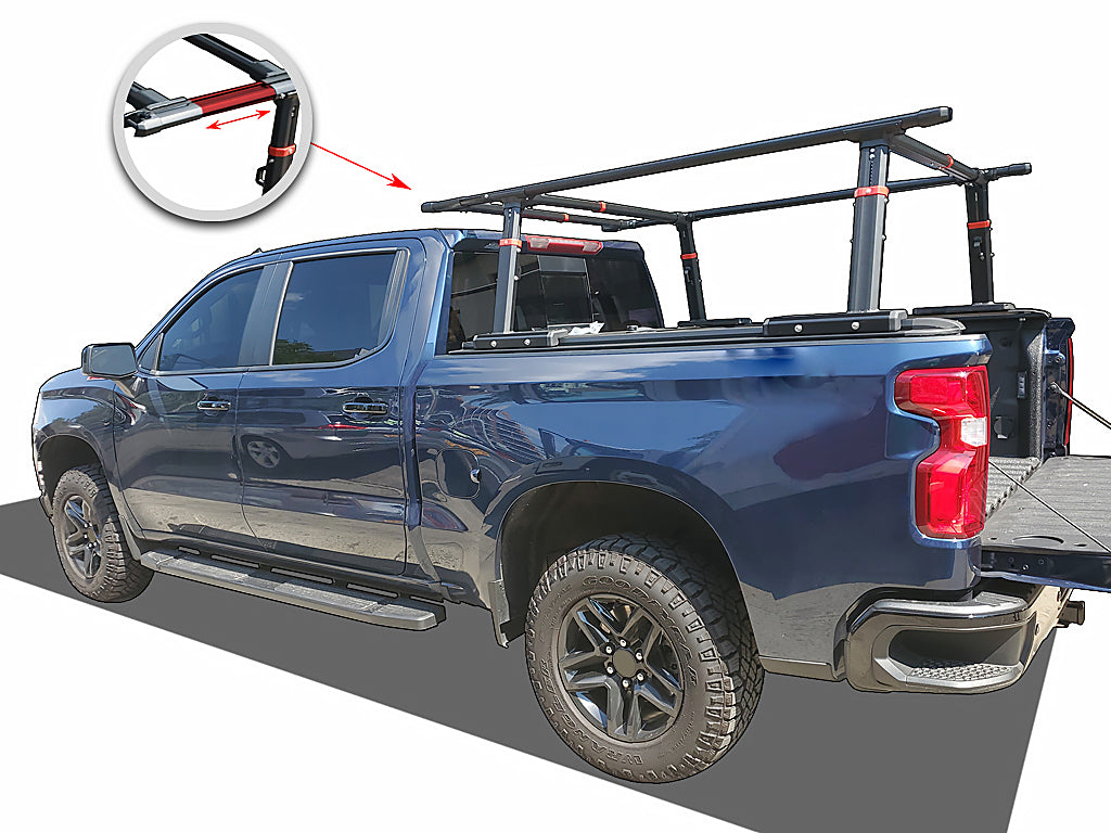 Vanguard Black Powdercoat Roll Bars & Truck Bed Accessories Bed Racks Truck Bed Rack for 2004-2025 ford f-150