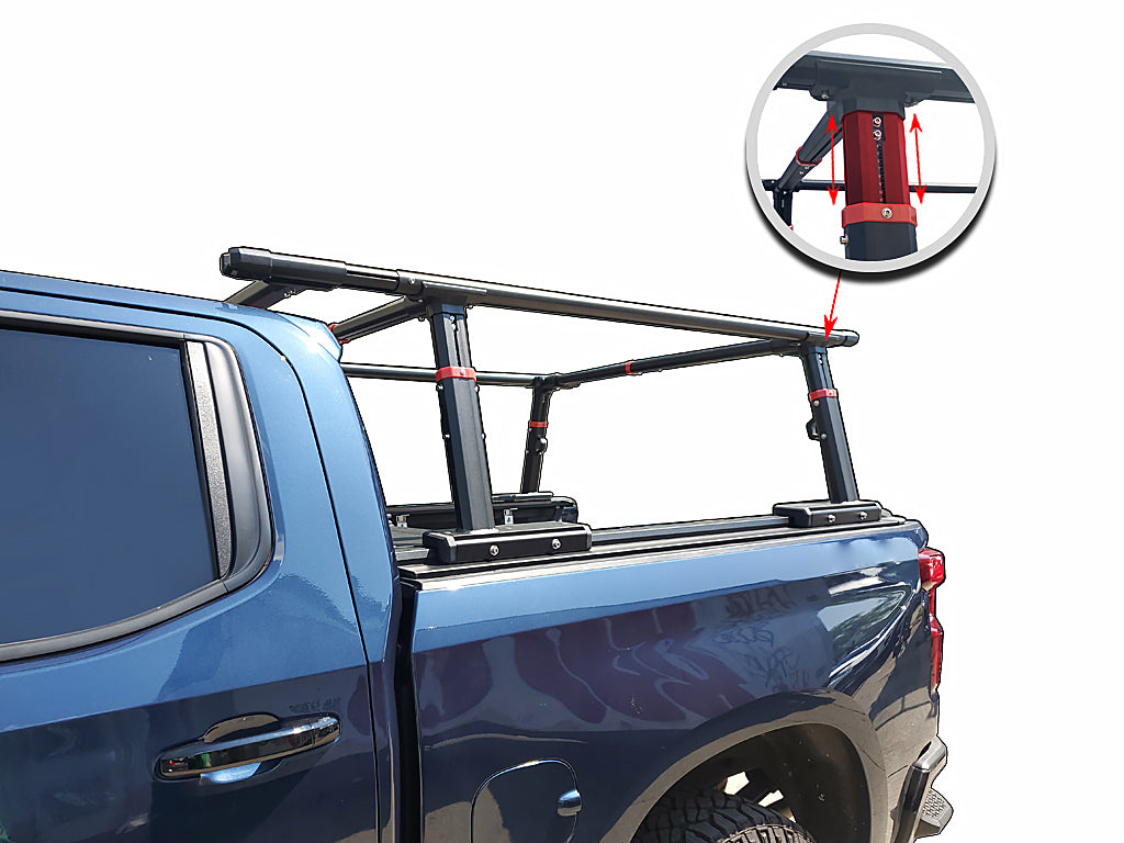 Vanguard Black Powdercoat Roll Bars & Truck Bed Accessories Bed Racks Truck Bed Rack for 2004-2025 ford f-150