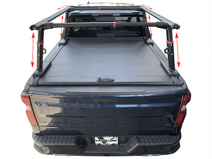 Vanguard Black Powdercoat Roll Bars & Truck Bed Accessories Bed Racks Truck Bed Rack for 2004-2025 ford f-150