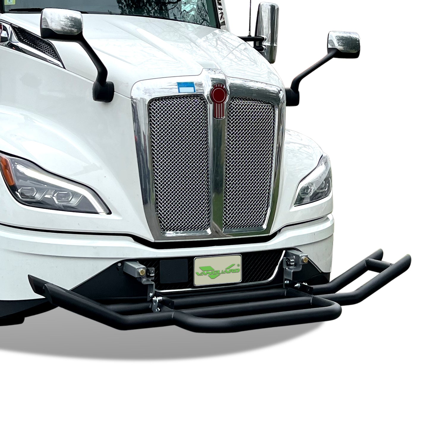 Vanguard Black Powdercoat Front Guards Brush Guards Bumper Guard for 2022-2024 kenworth t680