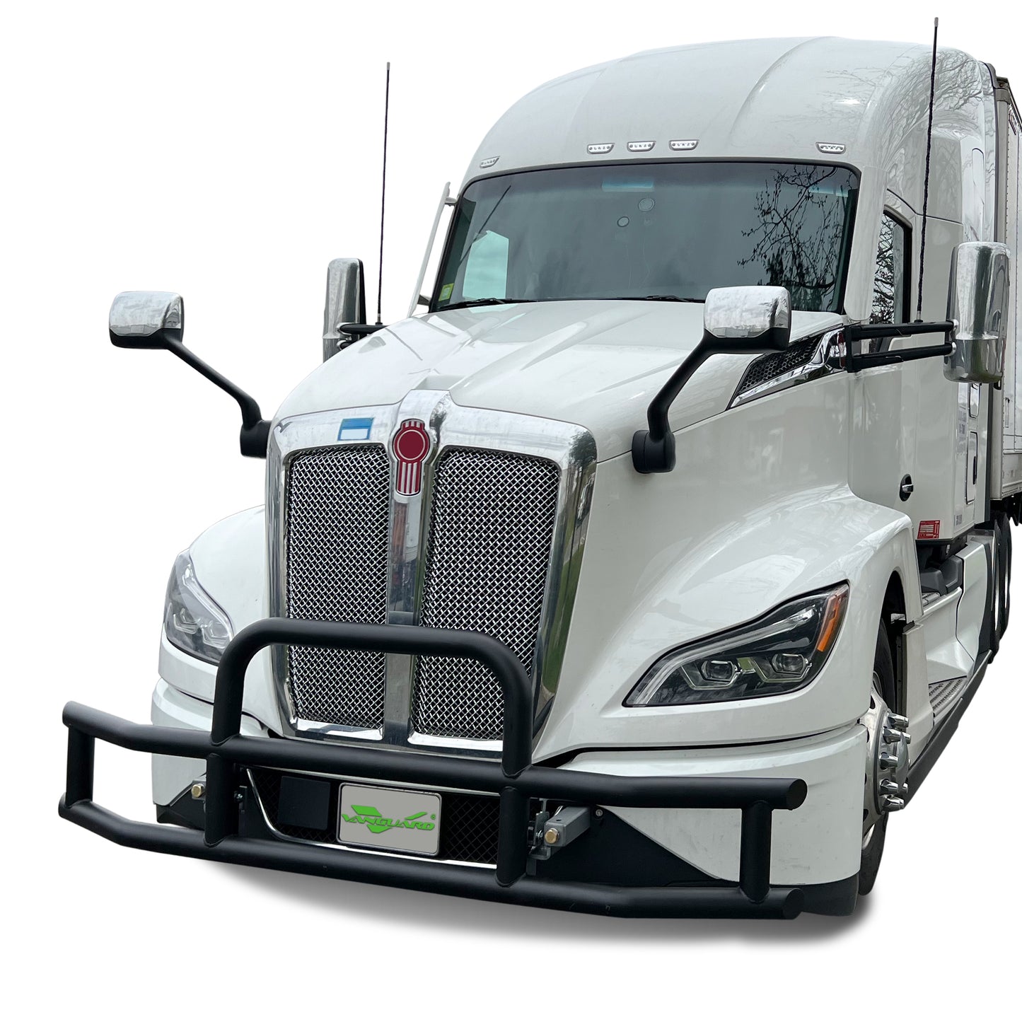 Vanguard Black Powdercoat Front Guards Brush Guards Bumper Guard for 2022-2024 kenworth t680