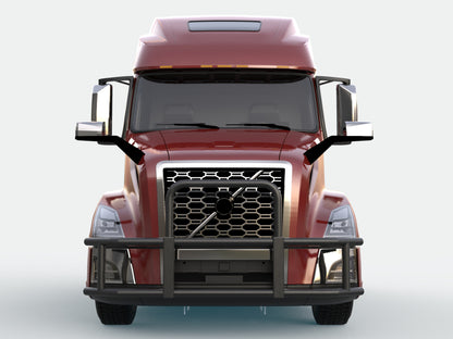 Vanguard Black Powdercoat Front Guards Brush Guards Bumper Guard for 2018-2024 volvo vnl