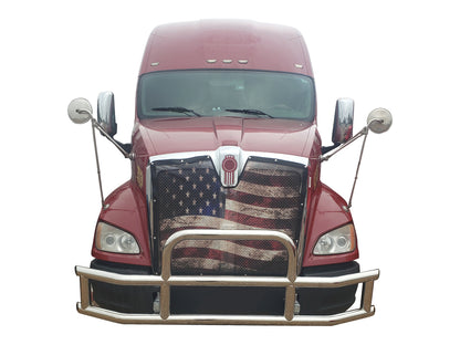 Vanguard Polished Chrome Front Guards Brush Guards Bumper Guard for 2008-2017 freightliner cascadia nan