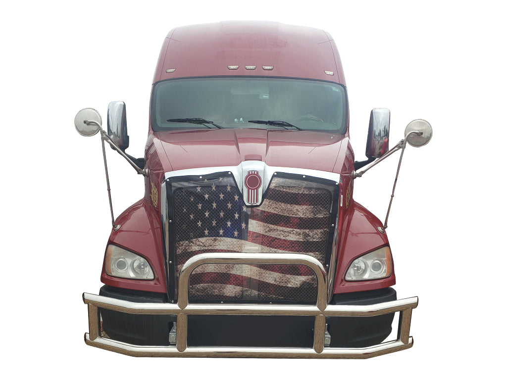 Vanguard Polished Chrome Front Guards Brush Guards Bumper Guard for 2004-2017 volvo vnl nan