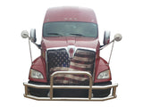 Vanguard Polished Chrome Front Guards Brush Guards Bumper Guard for 2004-2017 volvo vnl nan