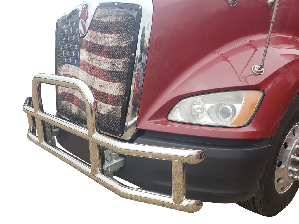 Vanguard Polished Chrome Front Guards Brush Guards Bumper Guard for 2004-2017 volvo vnl nan