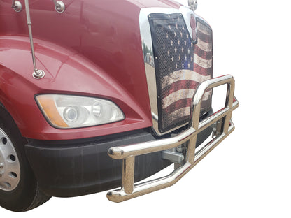 Vanguard Polished Chrome Front Guards Brush Guards Bumper Guard for 2008-2017 freightliner cascadia nan