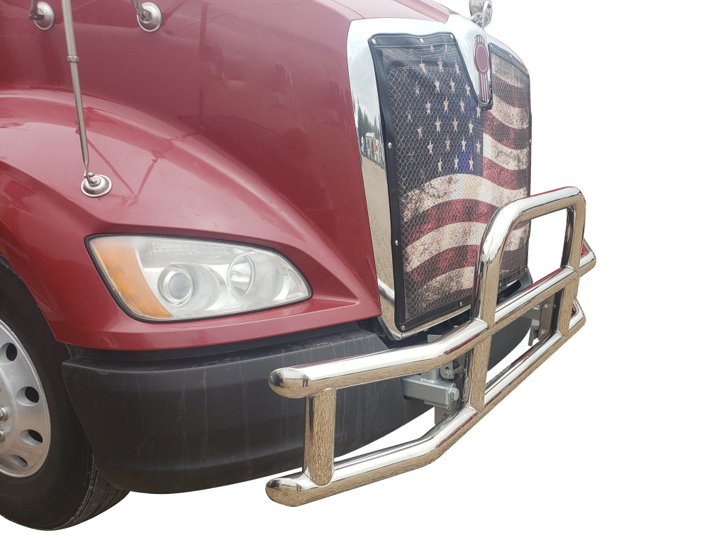 Vanguard Polished Chrome Front Guards Brush Guards Bumper Guard for 2004-2017 volvo vnl nan