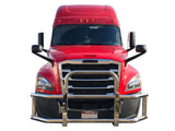 Vanguard Polished Chrome Front Guards Brush Guards Bumper Guard for 2018-2024 freightliner cascadia nan
