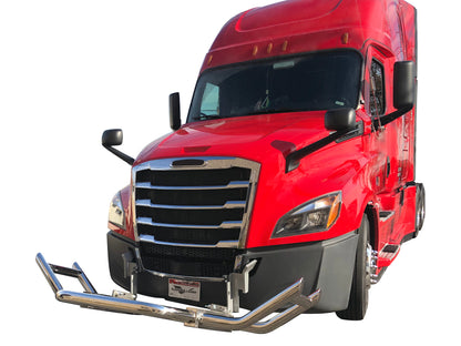 Vanguard Polished Chrome Front Guards Brush Guards Bumper Guard for 2018-2024 freightliner cascadia nan