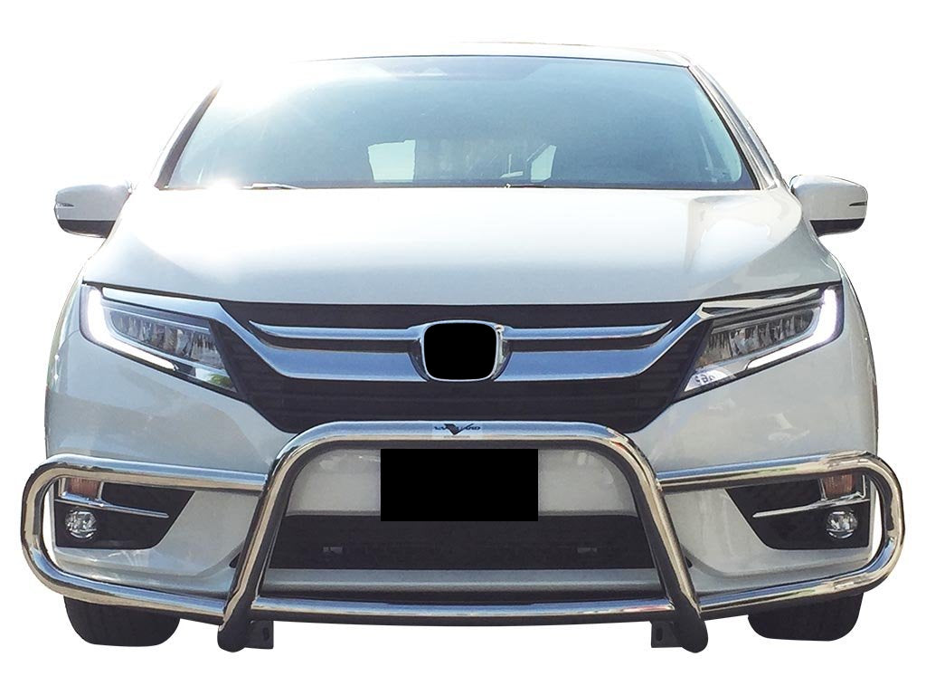 Vanguard Stainless Steel Front Guards Front Runners Bumper Guard for 2018-2024 honda odyssey nan