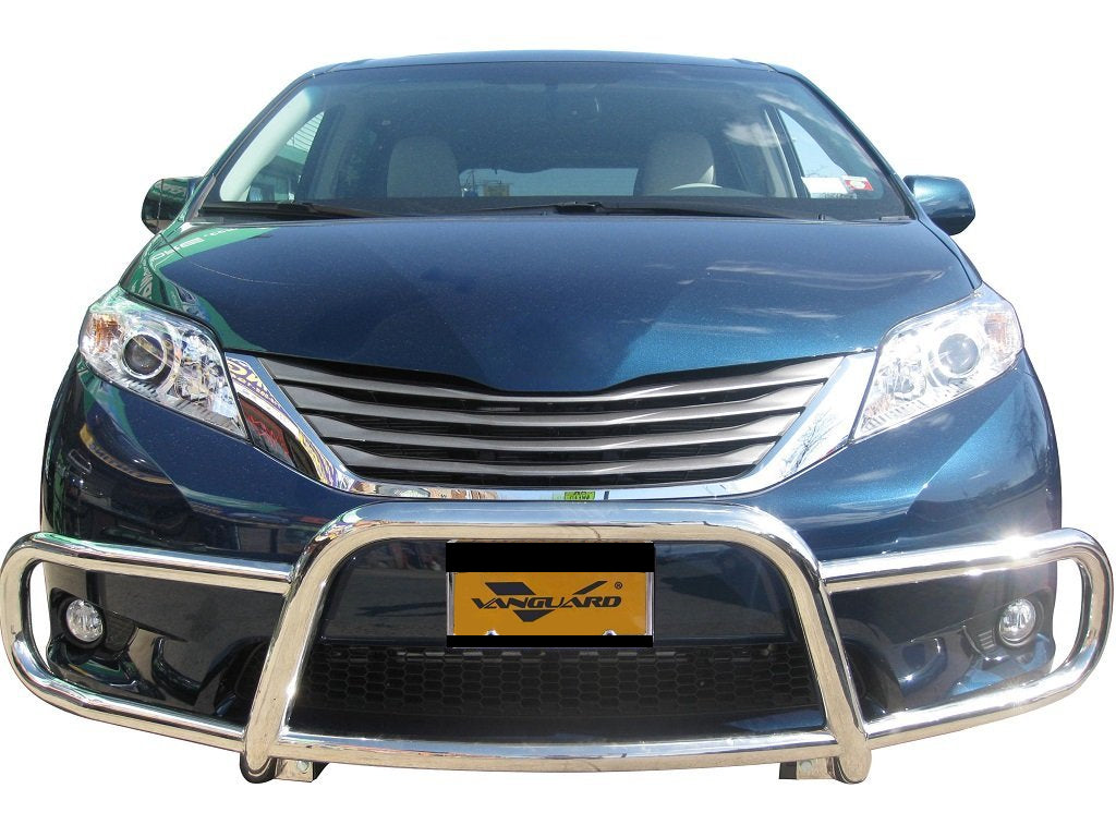 Vanguard Stainless Steel Front Guards Front Runners Bumper Guard for 2011-2017 toyota sienna nan