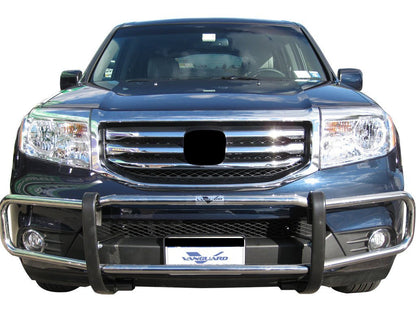 Vanguard Stainless Steel Front Guards Front Runners Bumper Guard for 2009-2015 honda pilot nan