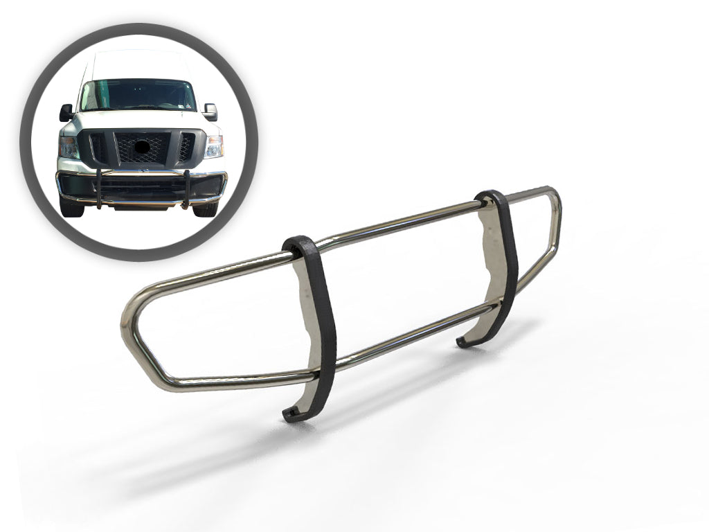 Vanguard Stainless Steel Front Guards Front Runners Bumper Guard for 2012-2021 nissan nv3500 nan