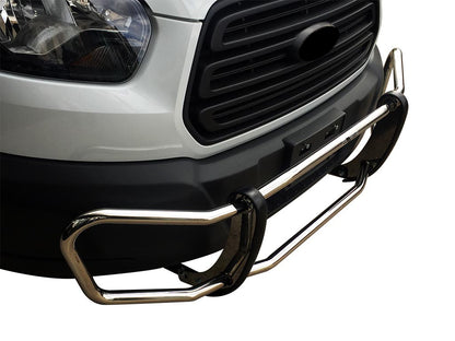 Vanguard Stainless Steel Front Guards Front Runners Bumper Guard for 2015-2024 ford transit-150 nan