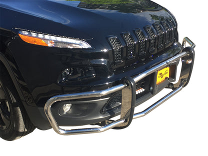 Vanguard Stainless Steel Front Guards Front Runners Bumper Guard for 2014-2023 jeep cherokee nan
