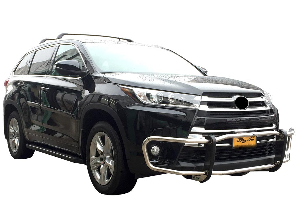 Vanguard Stainless Steel Front Guards Front Runners Bumper Guard for 2014-2019 toyota highlander nan