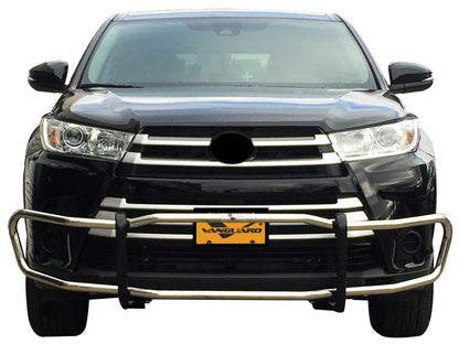Vanguard Stainless Steel Front Guards Front Runners Bumper Guard for 2014-2019 toyota highlander nan