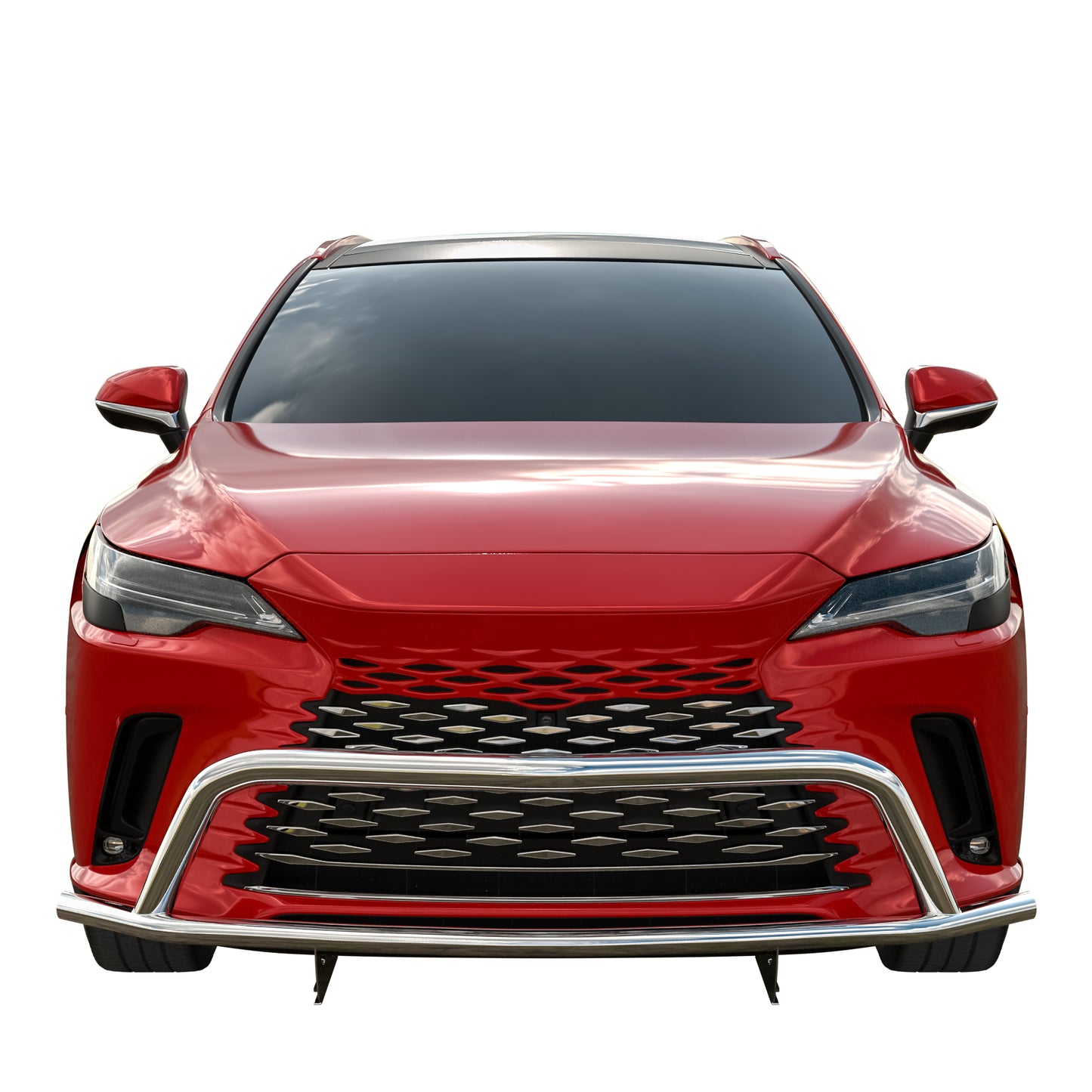 Vanguard Stainless Steel Front Guards Front Runners Bumper Guard for 2023-2025 lexus rx500h