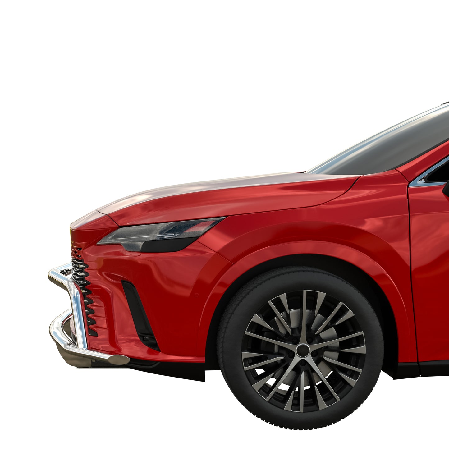 Vanguard Stainless Steel Front Guards Front Runners Bumper Guard for 2023-2025 lexus rx350