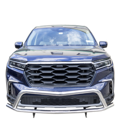 Vanguard Stainless Steel Front Guards Front Runners Bumper Guard for 2023-2024 honda pilot