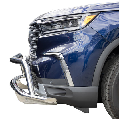 Vanguard Stainless Steel Front Guards Front Runners Bumper Guard for 2023-2024 honda pilot
