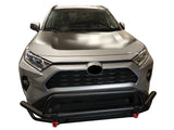 Vanguard Black Powdercoat Front Guards Front Runners Bumper Guard for 2019-2024 toyota rav4