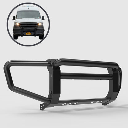 Vanguard Black Powdercoat Front Guards Front Runners Bumper Guard for 2010-2025 mercedes-benz sprinter 3500 nan