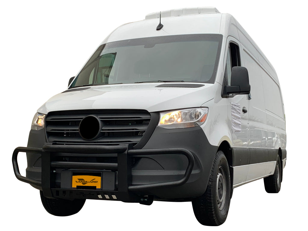 Vanguard Black Powdercoat Front Guards Front Runners Bumper Guard for 2010-2025 mercedes-benz sprinter 3500 nan