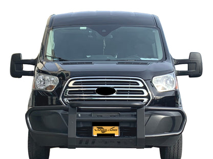 Vanguard Black Powdercoat Front Guards Front Runners Bumper Guard for 2015-2024 ford transit-250 nan