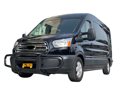 Vanguard Black Powdercoat Front Guards Front Runners Bumper Guard for 2015-2024 ford transit-150 nan