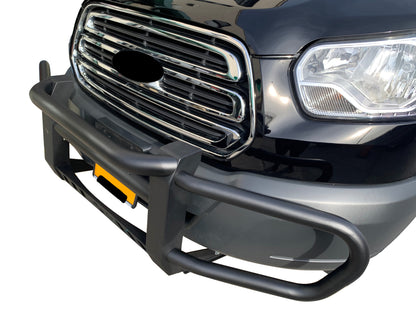 Vanguard Black Powdercoat Front Guards Front Runners Bumper Guard for 2015-2024 ford transit-350 hd nan