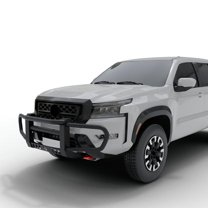 Vanguard Black Powdercoat Front Guards Front Runners Bumper Guard for 2005-2024 nissan frontier
